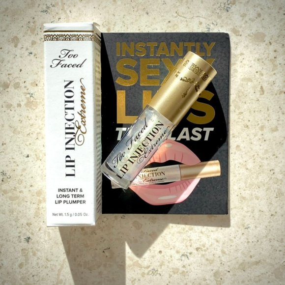 NWT Bundle of 4 Too Faced Makeup Items: Lip Injection, Primer, Mascara - Picture 5 of 7